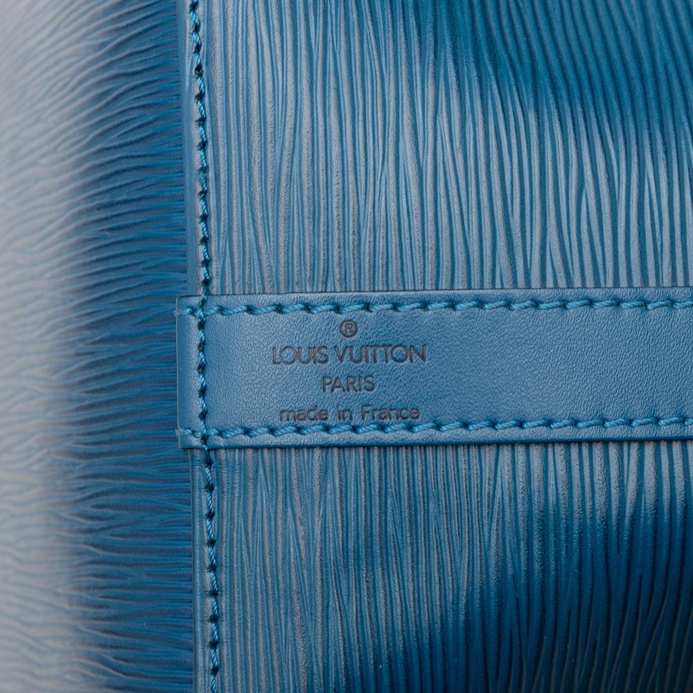 Louis Vuitton B Louis Vuitton Blue Epi Leather Leather Epi Petit Noe France
