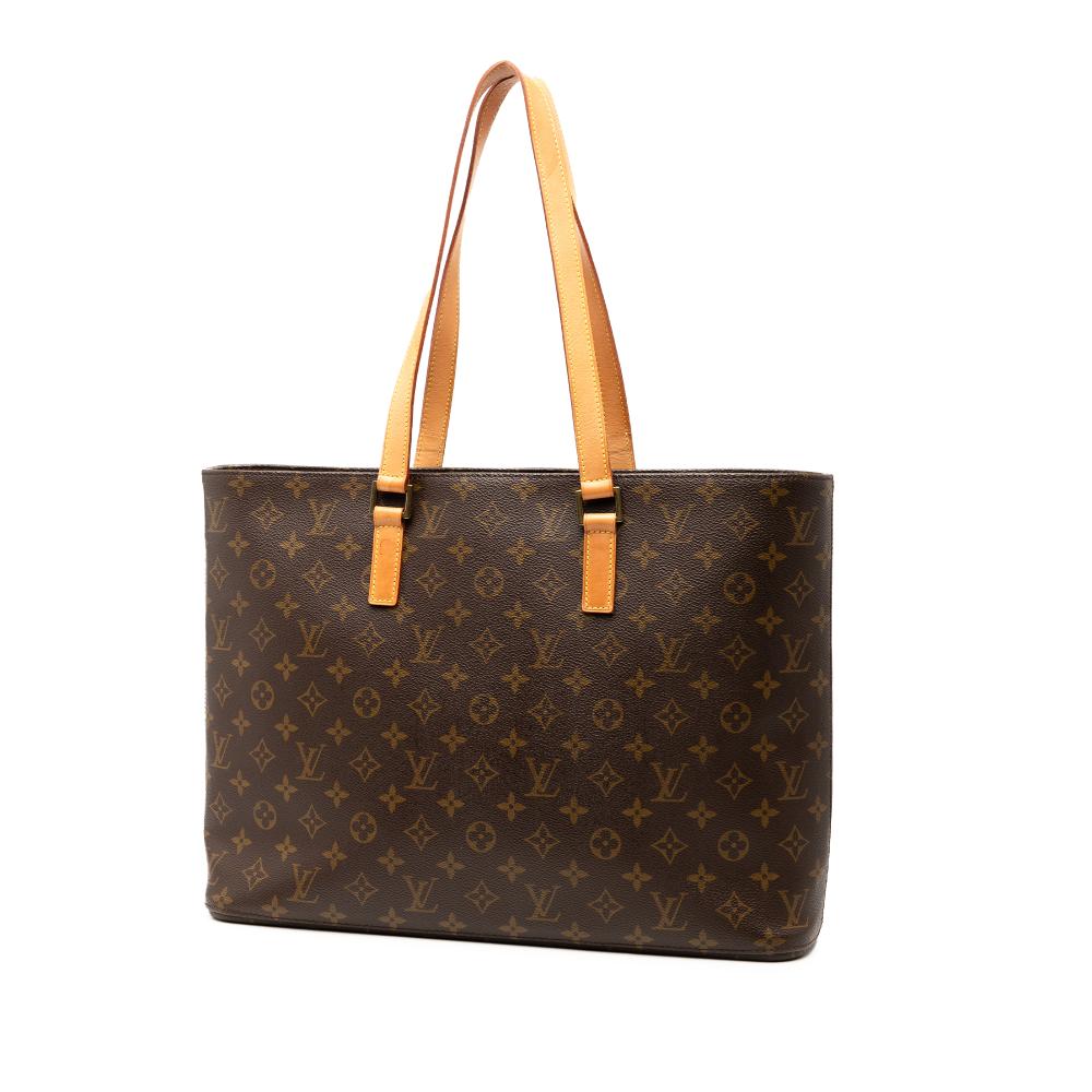 Louis Vuitton B Louis Vuitton Brown Monogram Canvas Fabric Monogram Luco Spain