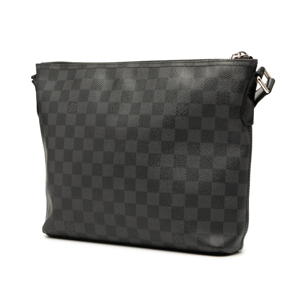 Louis Vuitton B Louis Vuitton Black Damier Canvas Fabric Damier Graphite Mick PM France