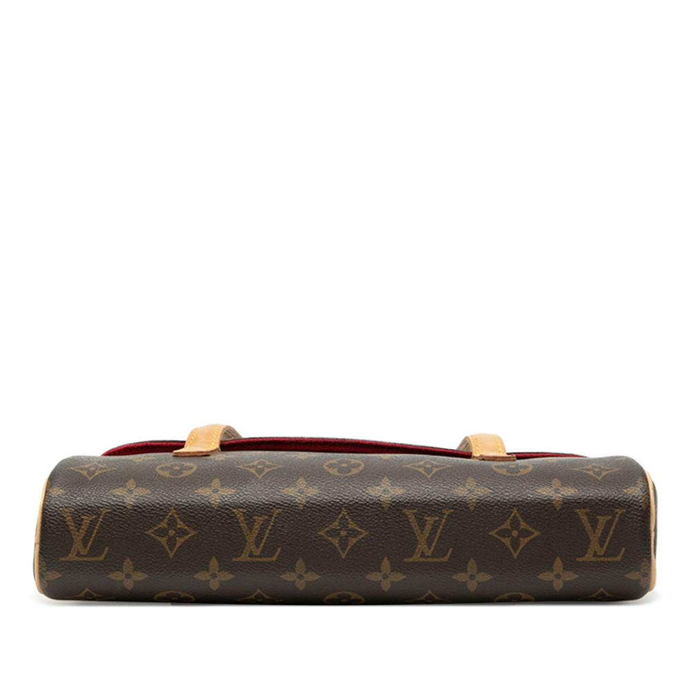 Louis Vuitton B Louis Vuitton Brown Monogram Canvas Fabric Monogram Sonatine France