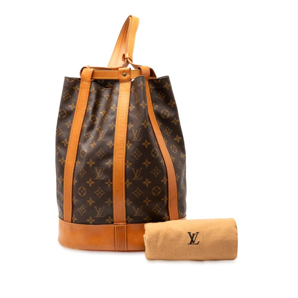 Louis Vuitton B Louis Vuitton Brown Monogram Canvas Fabric Monogram Randonnee PM France