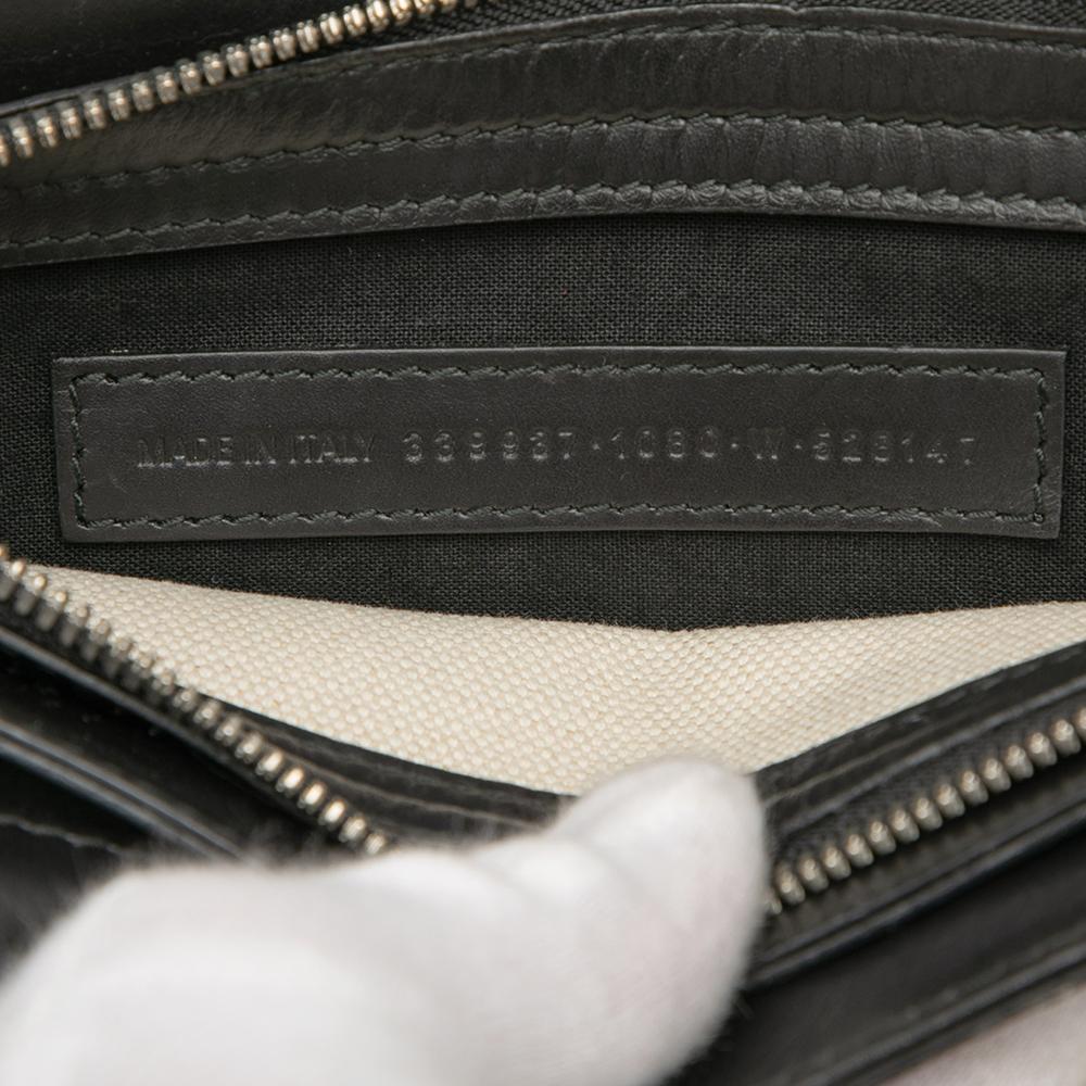 Balenciaga B Balenciaga Brown Light Beige Canvas Fabric Navy Pochette Crossbody Italy