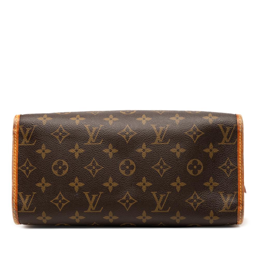 Louis Vuitton B Louis Vuitton Brown Monogram Canvas Fabric Monogram Popincourt Haut France