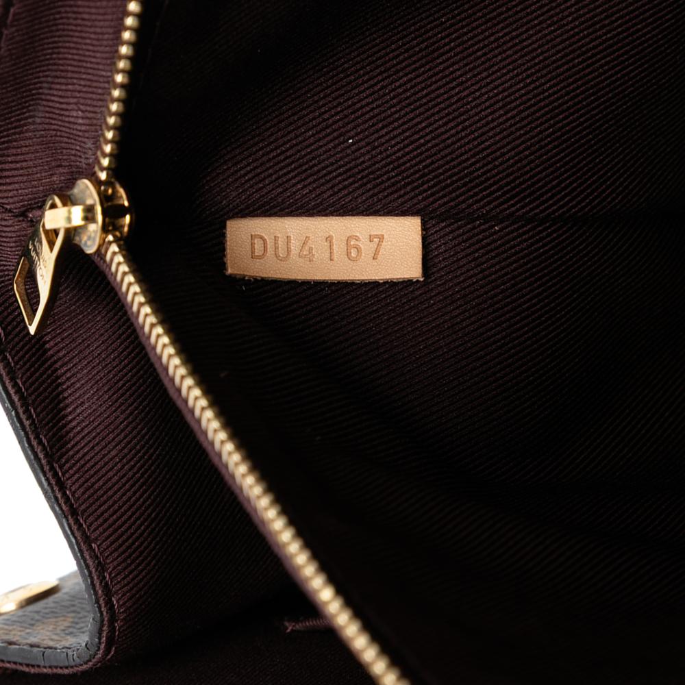 Louis Vuitton B Louis Vuitton Brown Monogram Canvas Fabric Monogram Cluny MM France