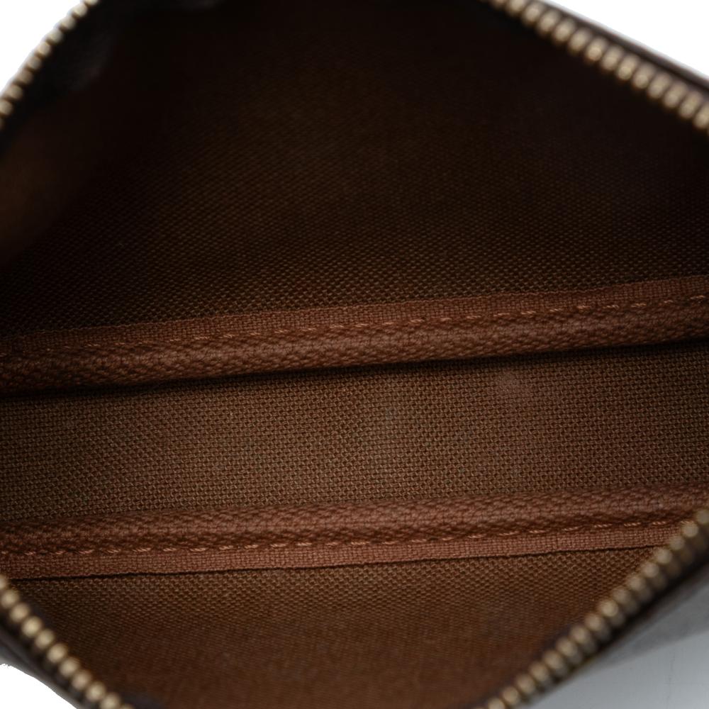 Louis Vuitton B Louis Vuitton Brown Monogram Canvas Fabric Monogram Mini Pochette Accessoires France