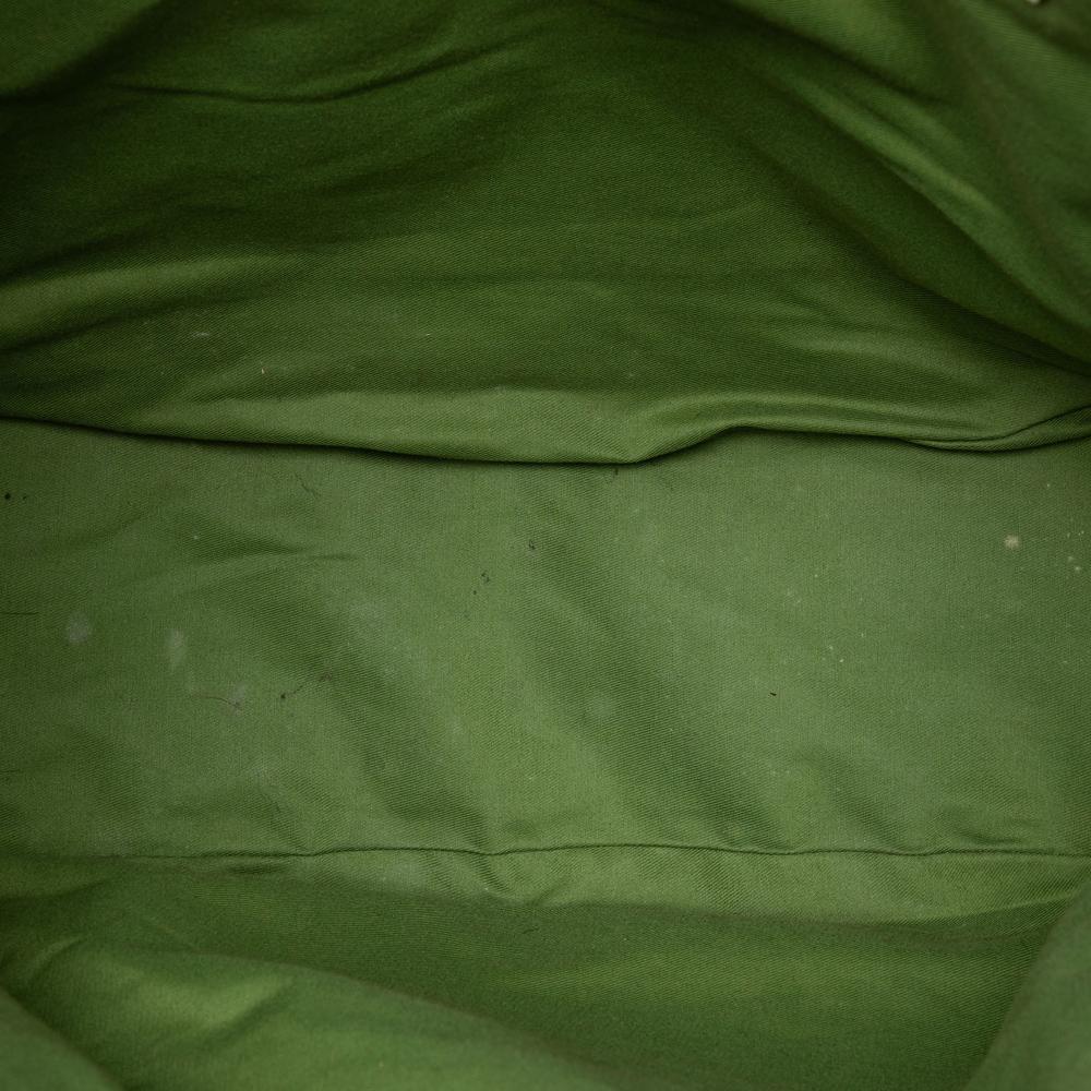 Gucci B Gucci Brown Beige Canvas Fabric GG Web Pelham Shoulder Bag Italy