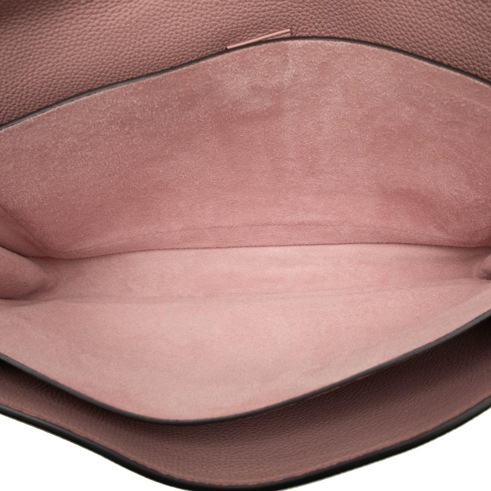 Gucci AB Gucci Pink Calf Leather Pebbled skin Soft Jackie Clutch Italy