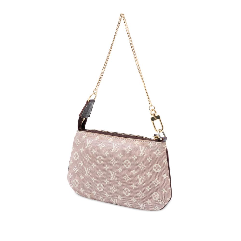 Louis Vuitton AB Louis Vuitton Pink Canvas Fabric Monogram Idylle Mini Pochette Accessoires France