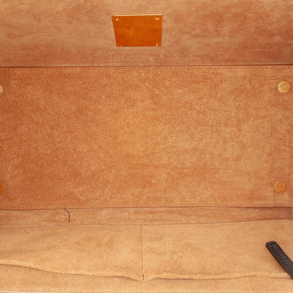 Bottega Veneta B Bottega Veneta Black Calf Leather Grained skin BV Angle Shoulder Bag Italy