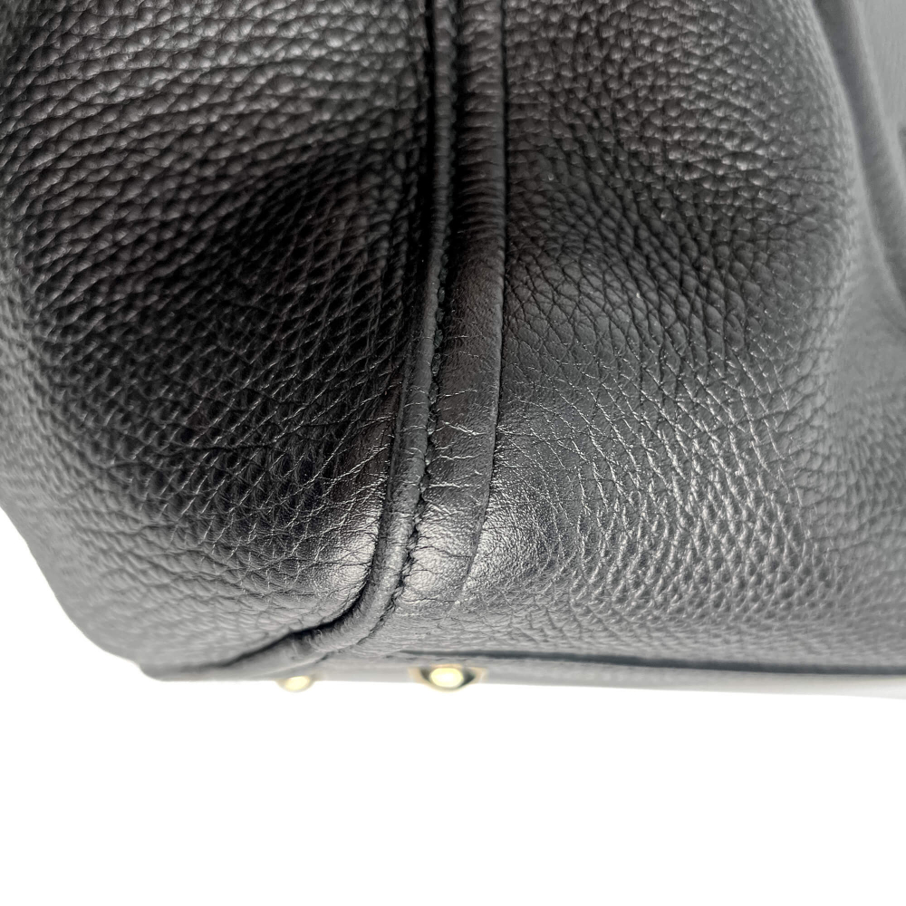 Gucci Soho Medium Leather Hobo Shoulder Bag Black