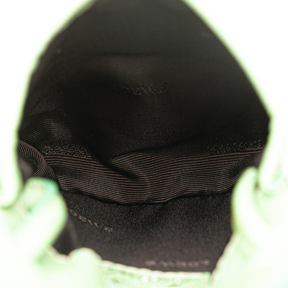 Loewe B LOEWE Green Light Green Canvas Fabric Anagram Crossbody China