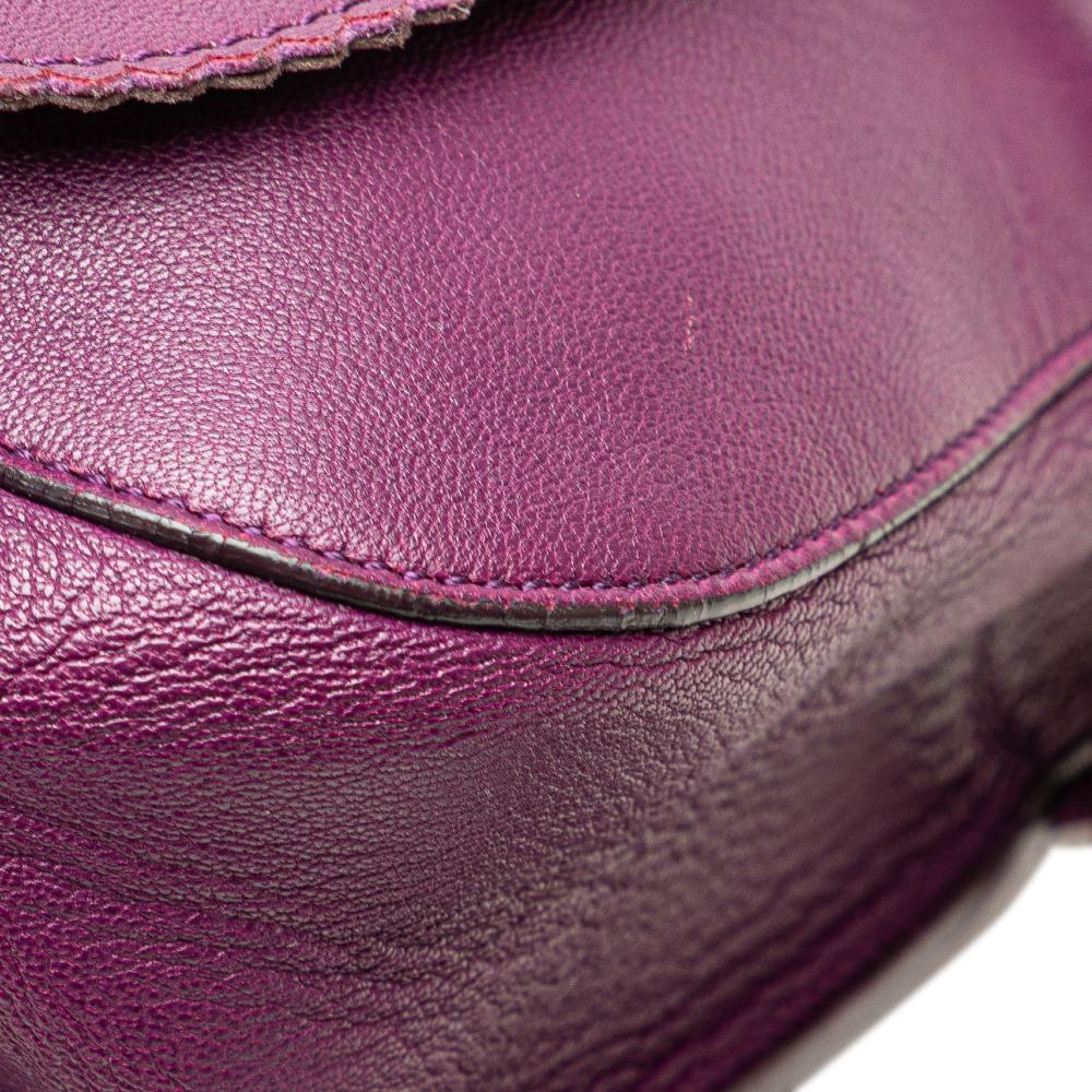 Loewe B LOEWE Purple Nappa Leather Leather Nappa Anagram Tassel Crossbody Spain