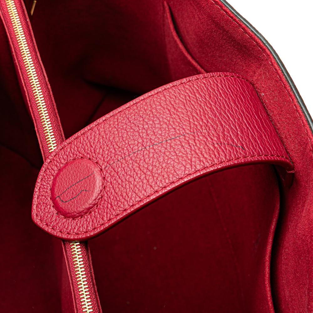 Louis Vuitton B Louis Vuitton Brown with Red Damier Canvas Canvas Damier Ebene Riverside France