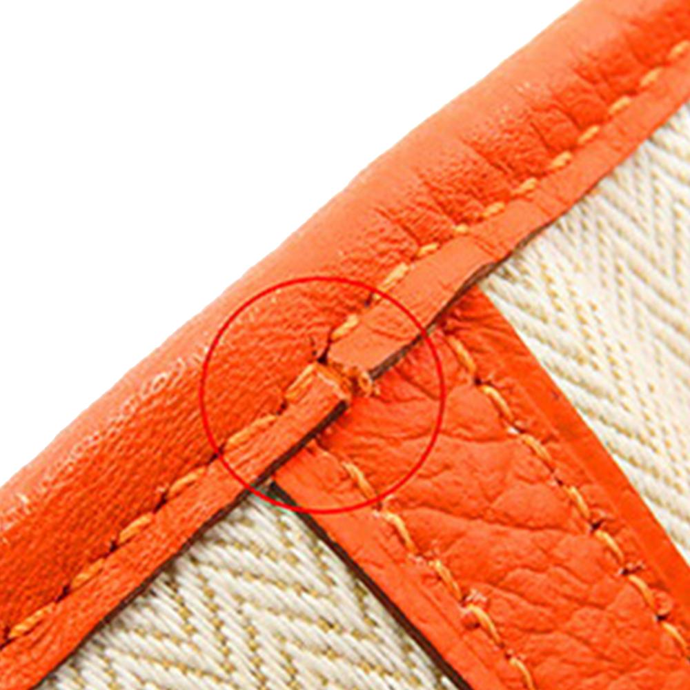 Hermès B Hermès Orange Dark Orange Calf Leather Negonda Garden Party 30 France