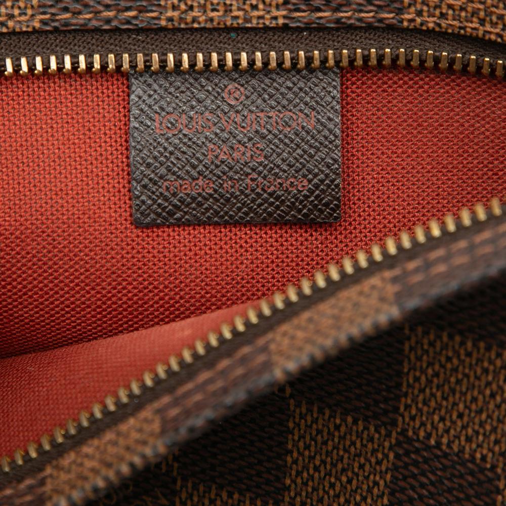 Louis Vuitton B Louis Vuitton Brown Damier Canvas Fabric Damier Ebene Trousse Pochette France
