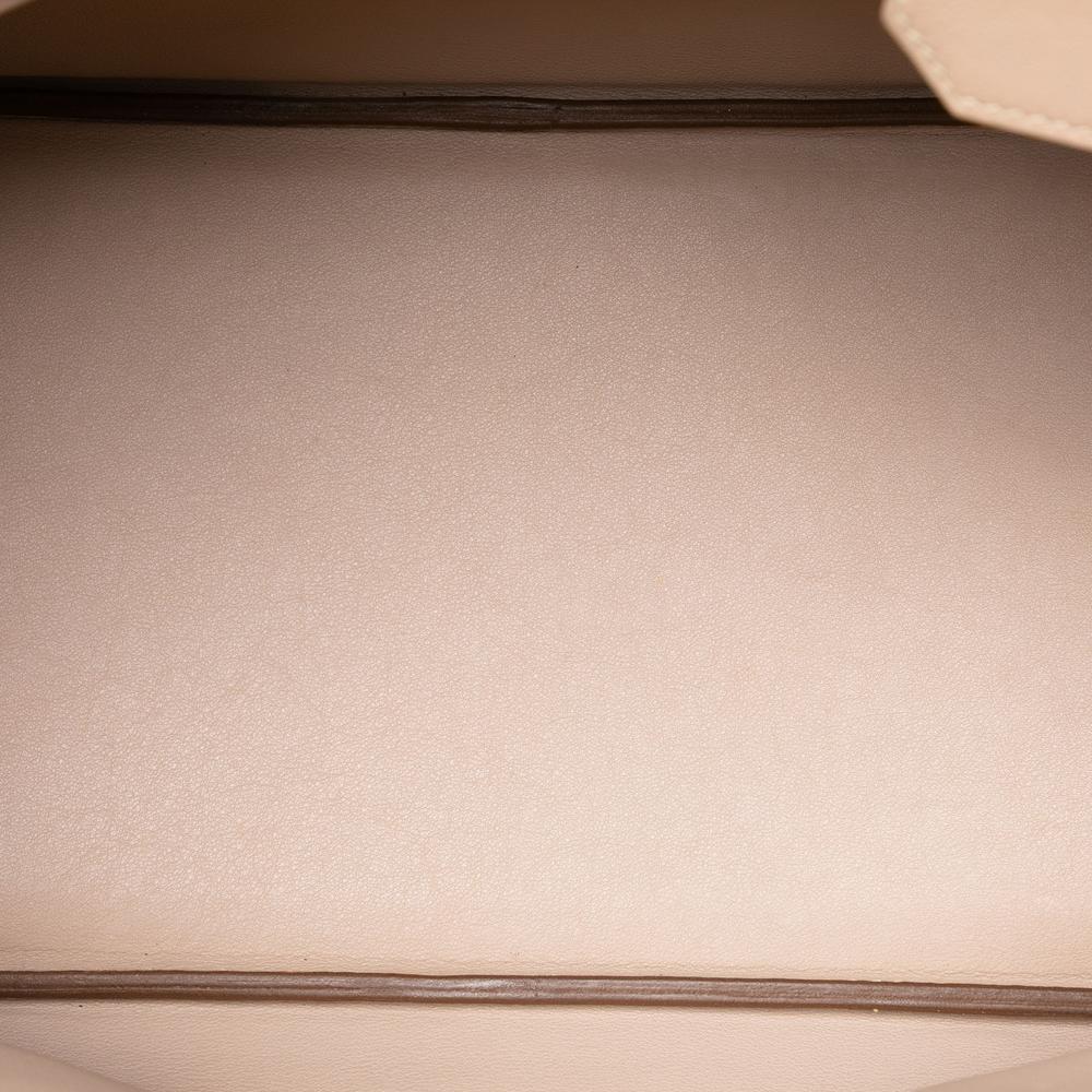 Hermès AB Hermès Brown Beige Canvas Fabric Swift Ghillies Birkin Retourne 35 France