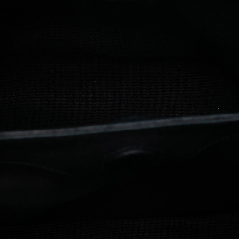 Gucci B Gucci Black Calf Leather Small skin Bamboo Shopper Satchel Italy