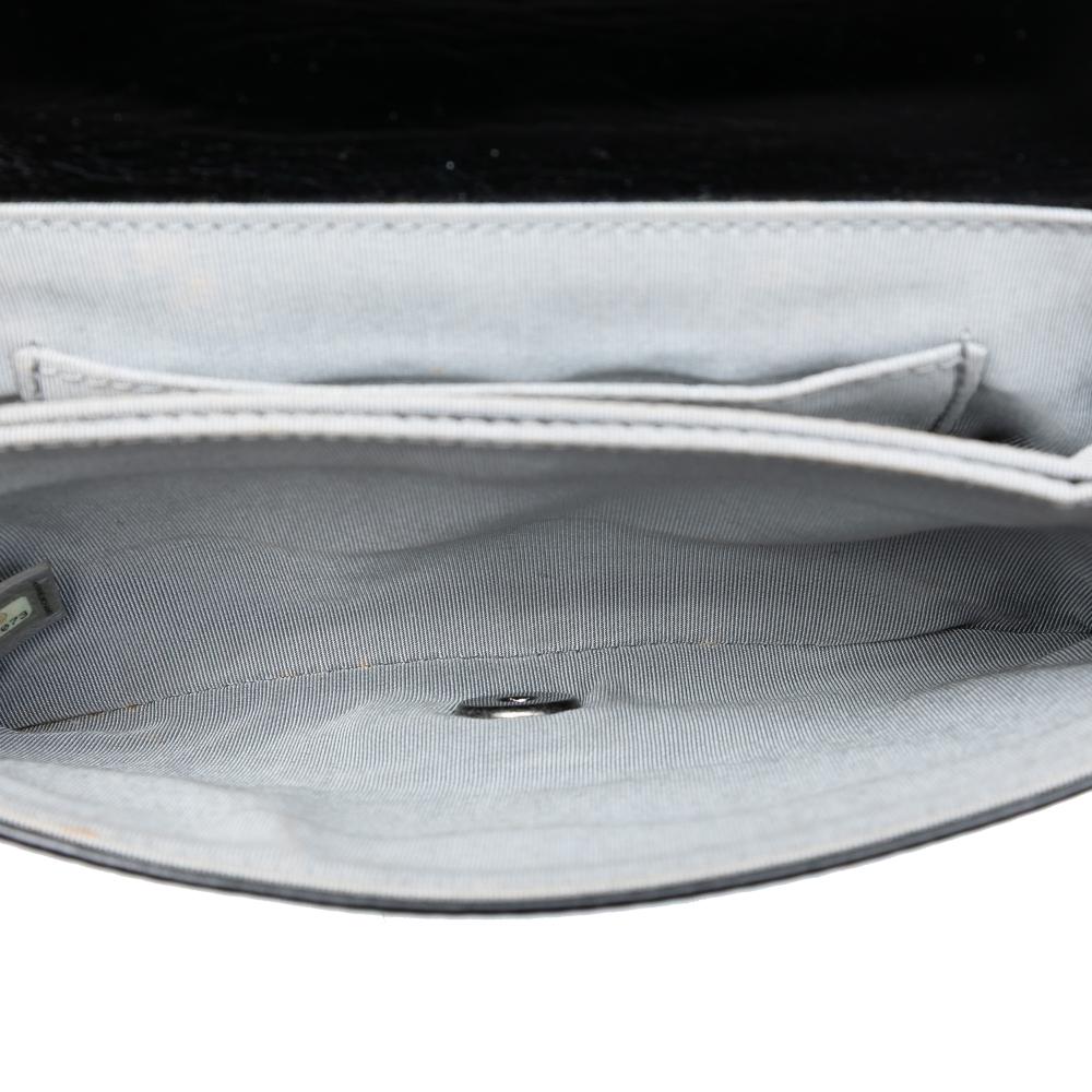 Chanel AB Chanel Black Calf Leather Small Quilted skin Korean Garden Flap Italy