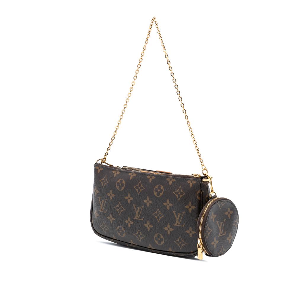 Louis Vuitton B Louis Vuitton Brown Monogram Canvas Fabric Monogram Multi Pochette Accessoires France