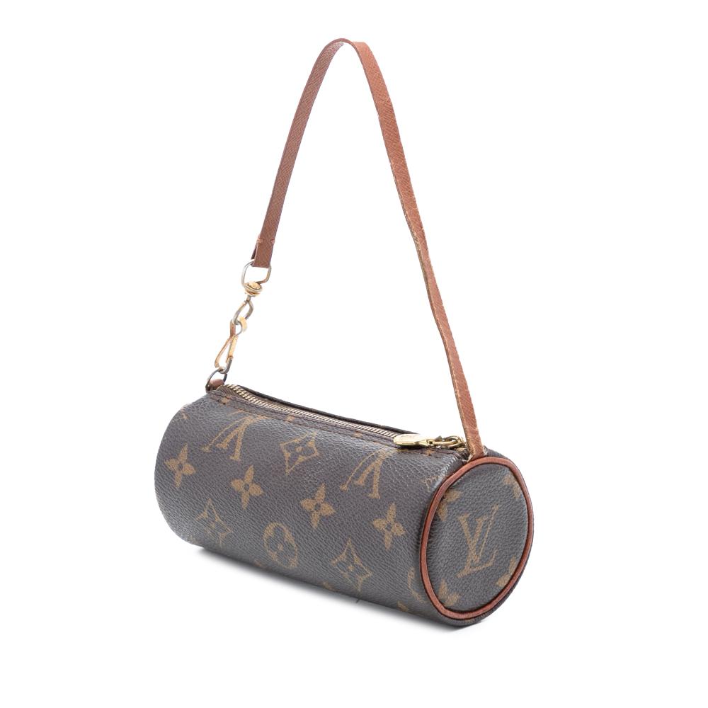Louis Vuitton B Louis Vuitton Brown Monogram Canvas Fabric Monogram Papillon Pochette France