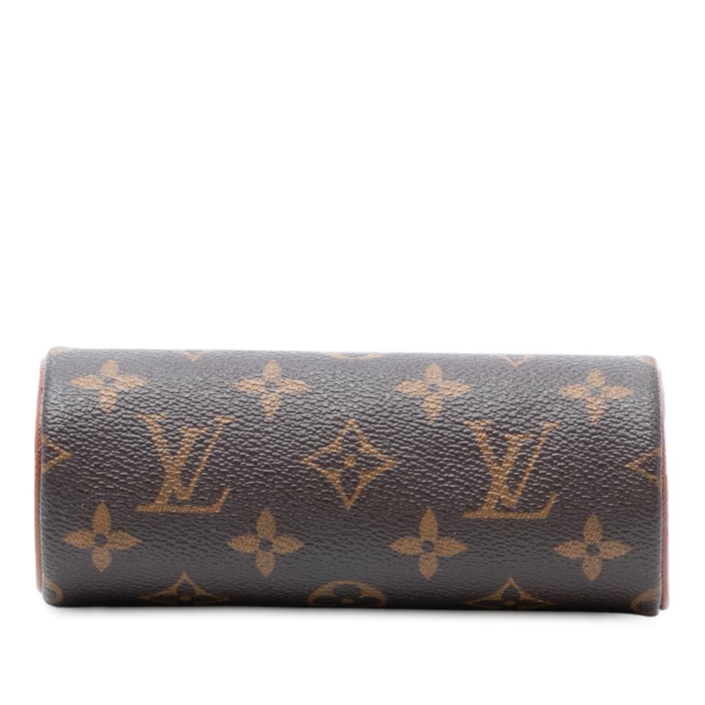 Louis Vuitton B Louis Vuitton Brown Monogram Canvas Fabric Monogram Papillon Pochette France