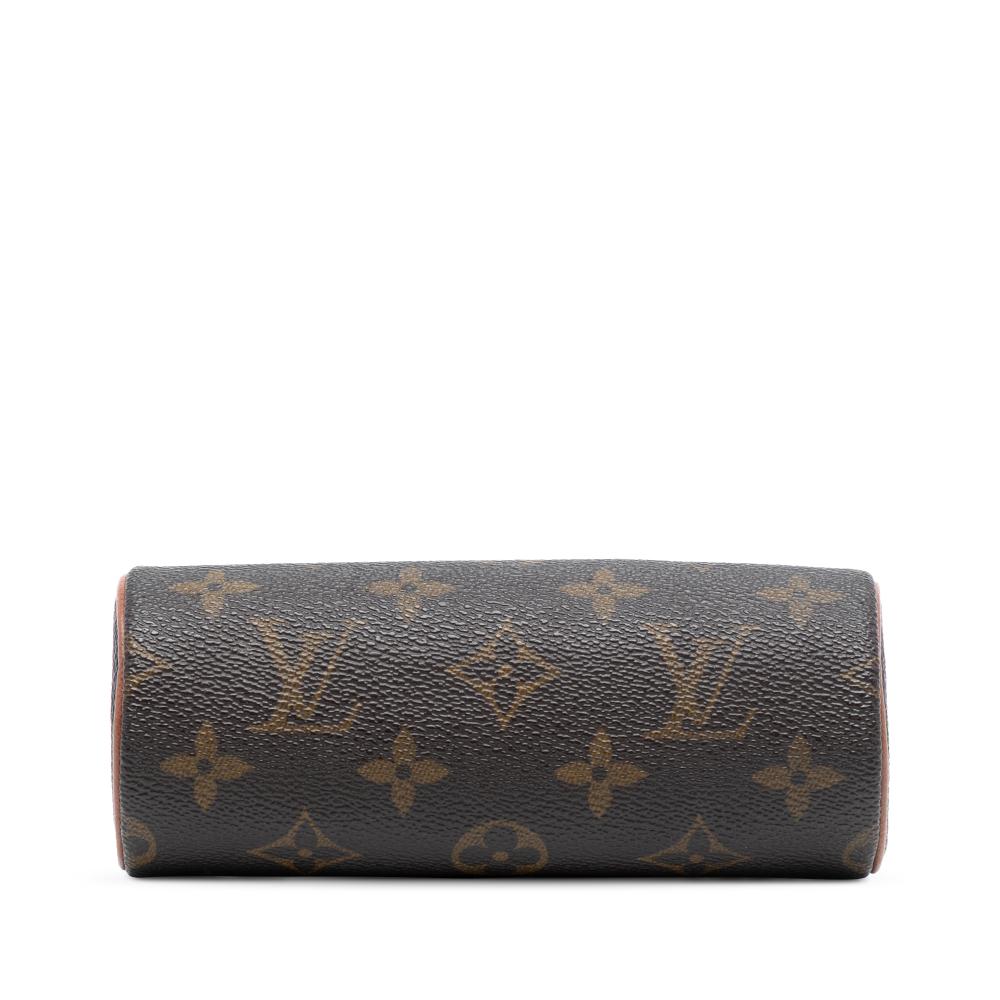 Louis Vuitton B Louis Vuitton Brown Monogram Canvas Fabric Monogram Papillon Pochette France