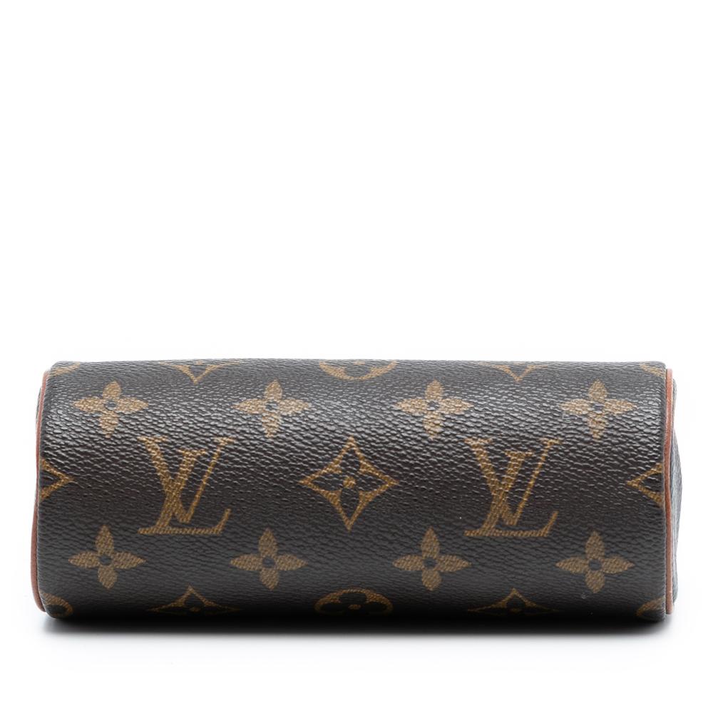 Louis Vuitton B Louis Vuitton Brown Monogram Canvas Fabric Monogram Papillon Pochette France