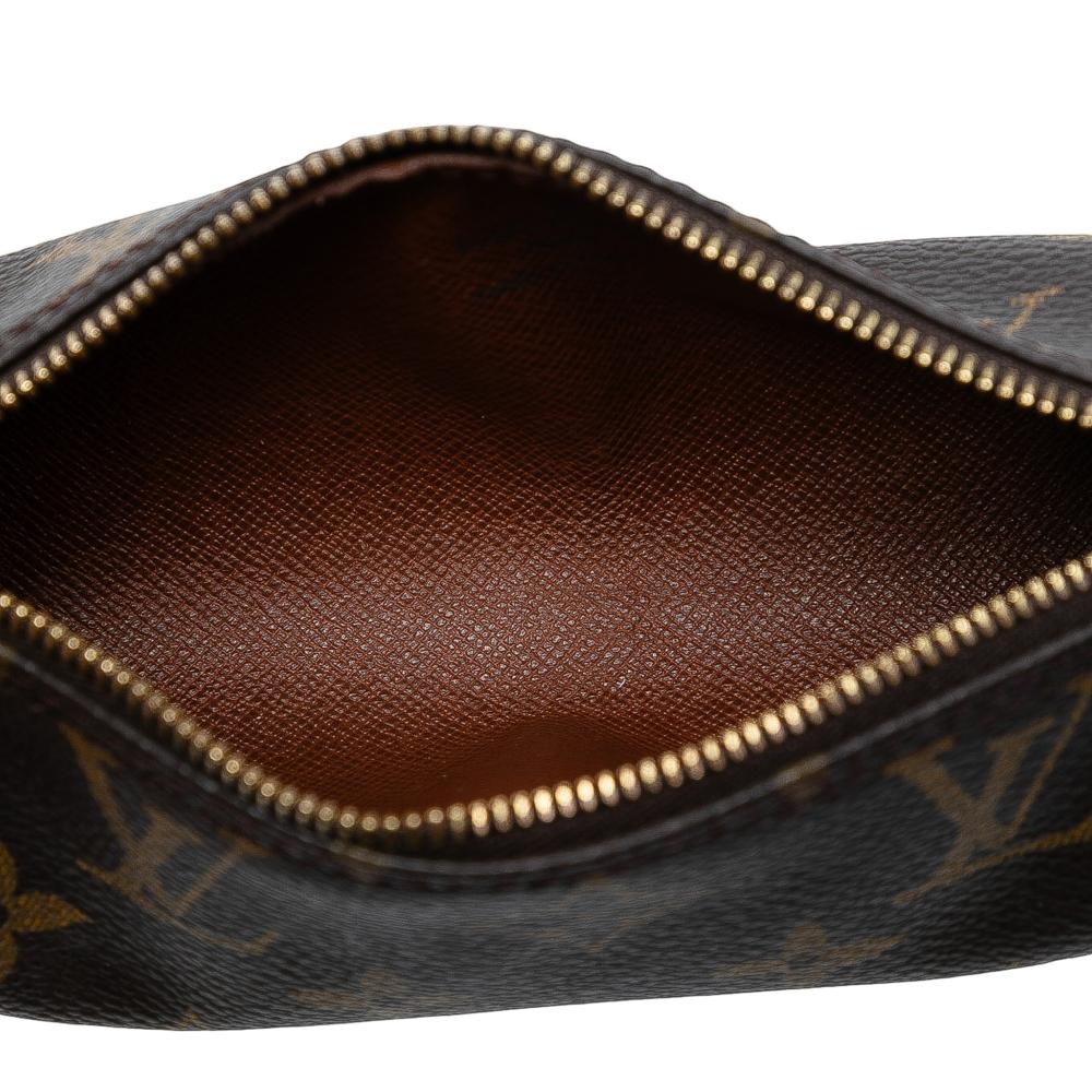 Louis Vuitton B Louis Vuitton Brown Monogram Canvas Fabric Monogram Papillon Pochette France