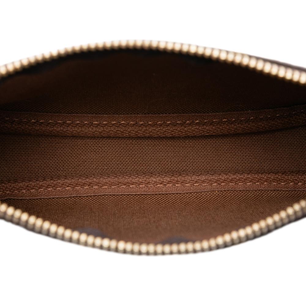 Louis Vuitton B Louis Vuitton Brown Monogram Canvas Fabric Monogram Mini Pochette Accessoires France