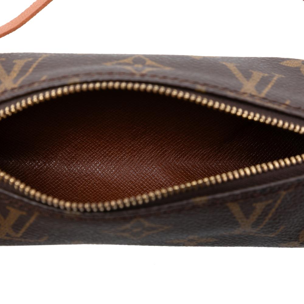 Louis Vuitton AB Louis Vuitton Brown Monogram Canvas Fabric Monogram Papillon Pochette France