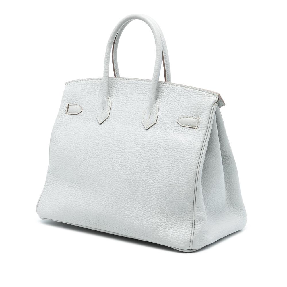 Hermès AB Hermès White Off White Calf Leather Togo Birkin Retourne 35 France