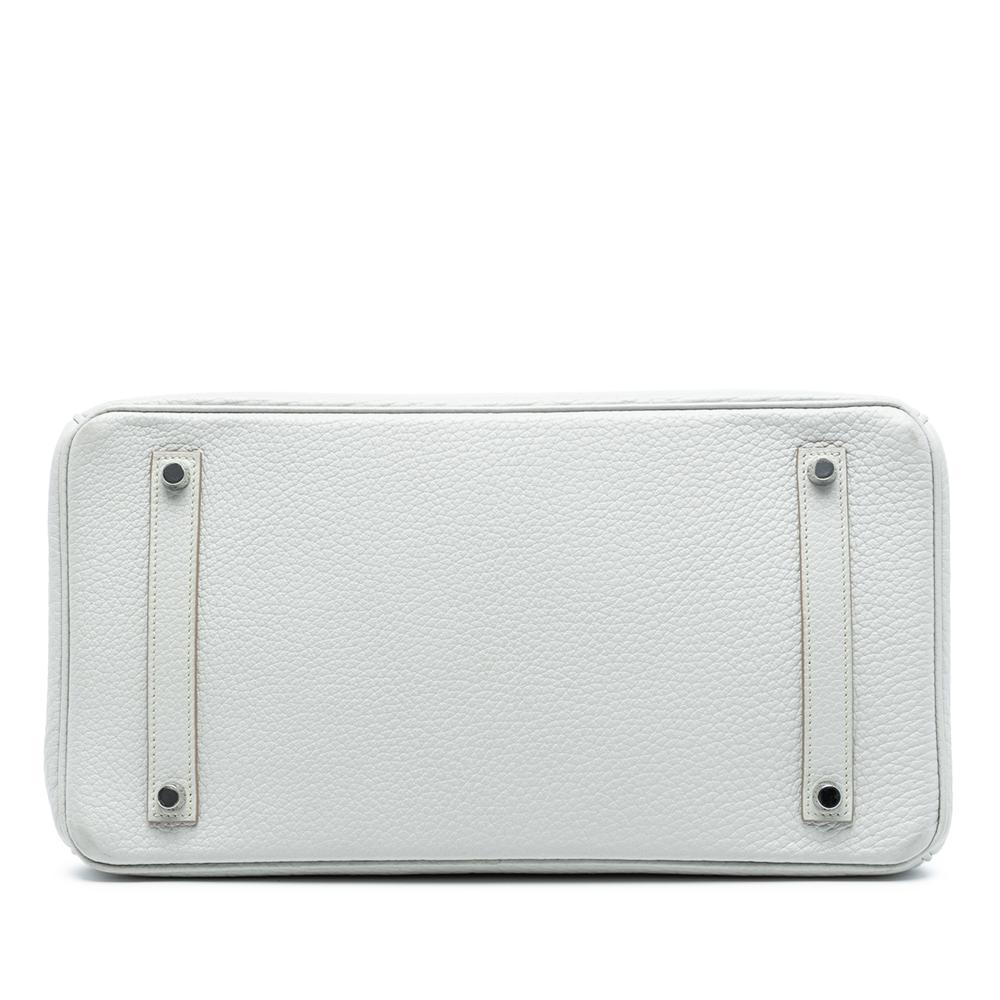 Hermès AB Hermès White Off White Calf Leather Togo Birkin Retourne 35 France