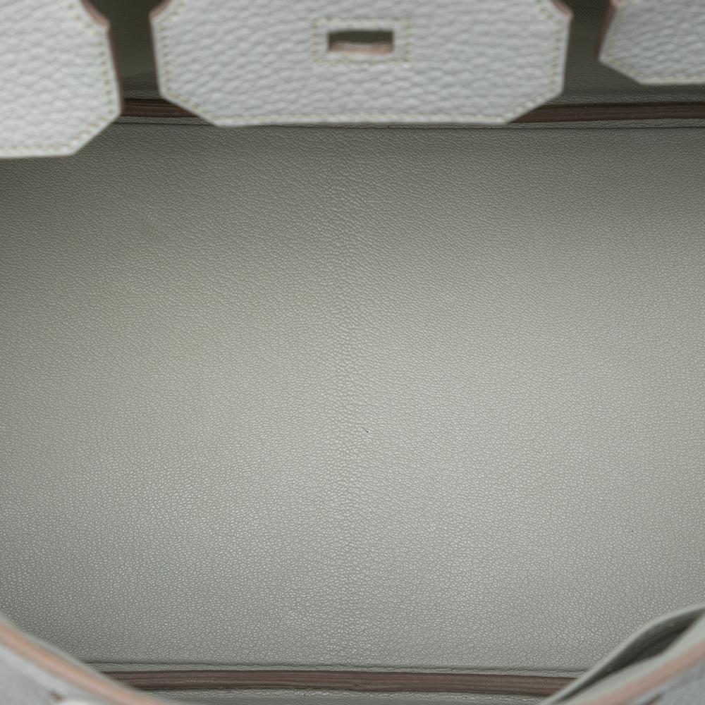 Hermès AB Hermès White Off White Calf Leather Togo Birkin Retourne 35 France