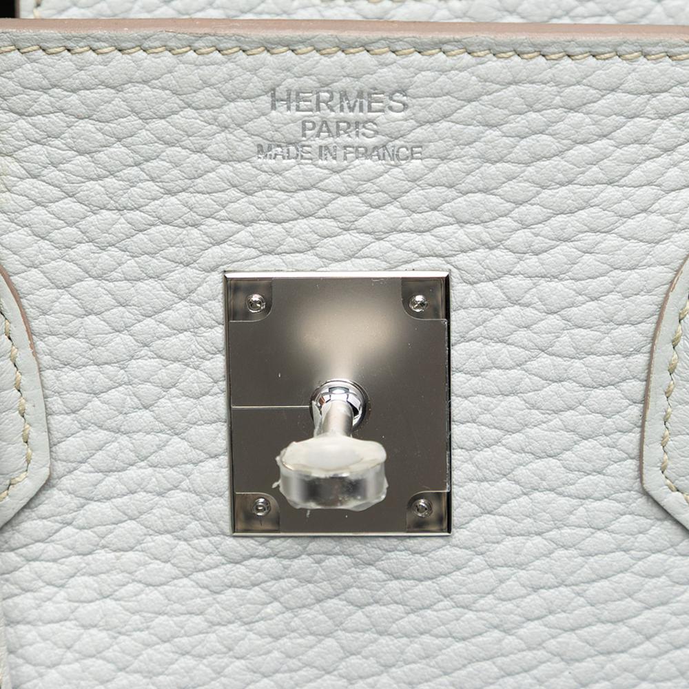 Hermès AB Hermès White Off White Calf Leather Togo Birkin Retourne 35 France