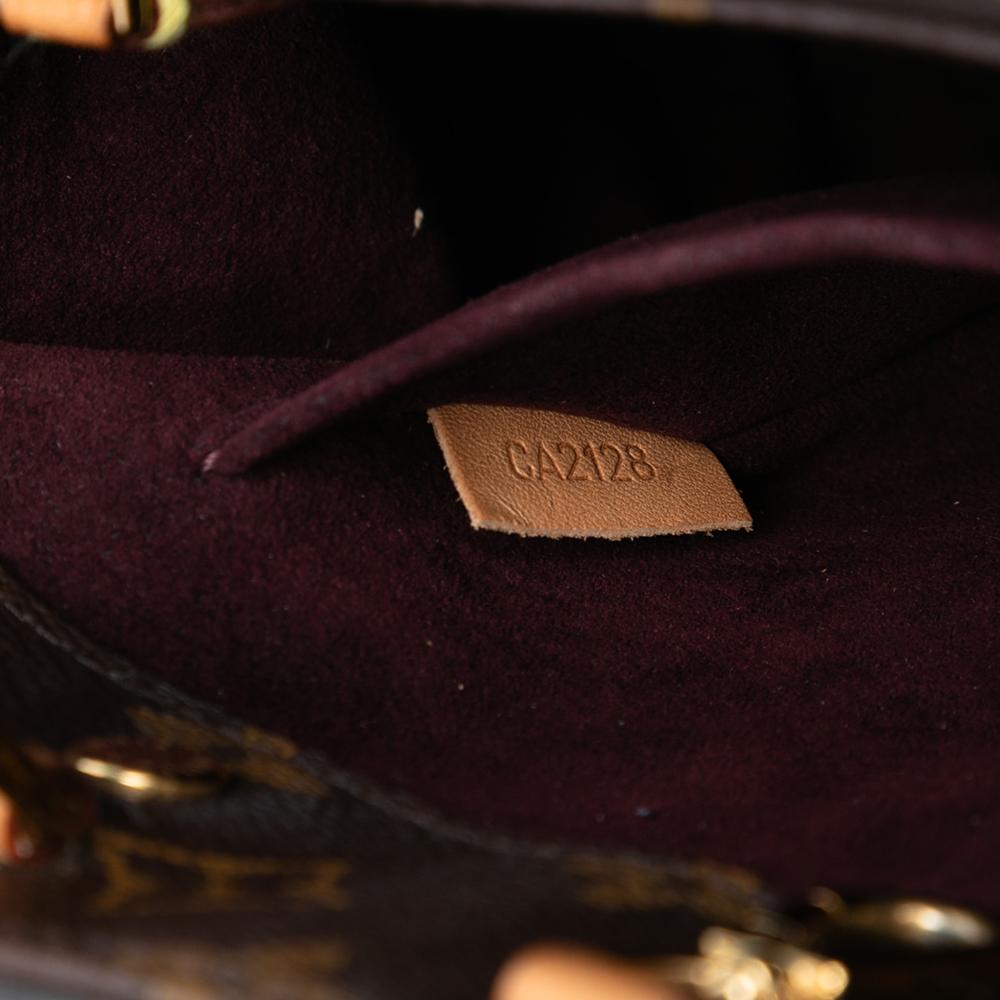 Louis Vuitton B Louis Vuitton Brown Monogram Canvas Fabric Monogram Montaigne BB Spain