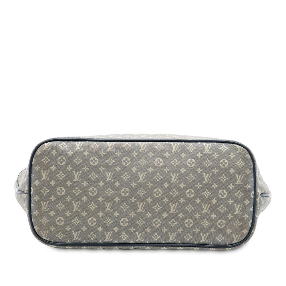 Louis Vuitton B Louis Vuitton Gray Light Gray Canvas Fabric Monogram Idylle Neverfull MM Spain
