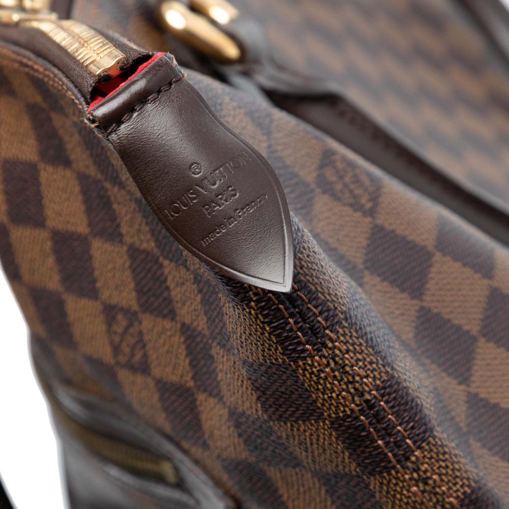 Louis Vuitton B Louis Vuitton Brown Damier Canvas Fabric Damier Ebene Saleya GM France