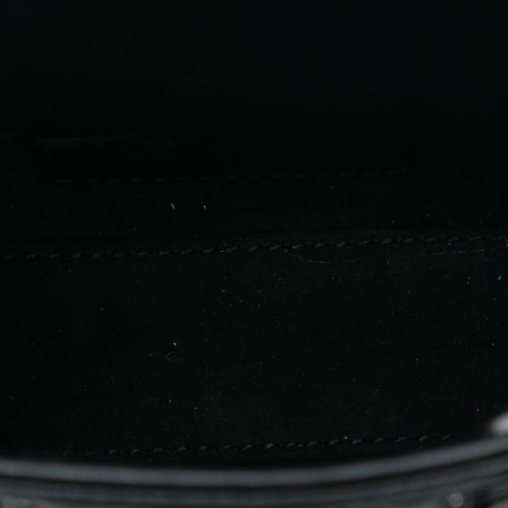 Christian Dior AB Dior Black Lambskin Leather Leather Micro Lambskin Cannage Studded Supple Lady Dior Italy