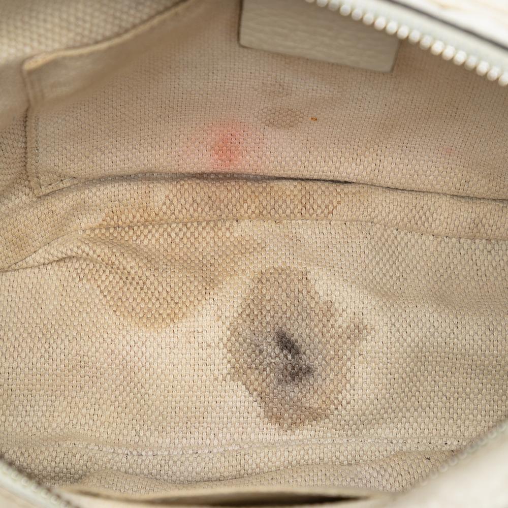 Gucci B Gucci White Off White Calf Leather Soho Disco Crossbody Italy