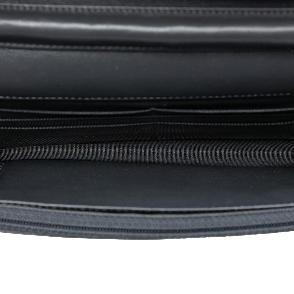 Chanel Green CC Quilted Metallic Patent Striped Wallet on Chain Spain