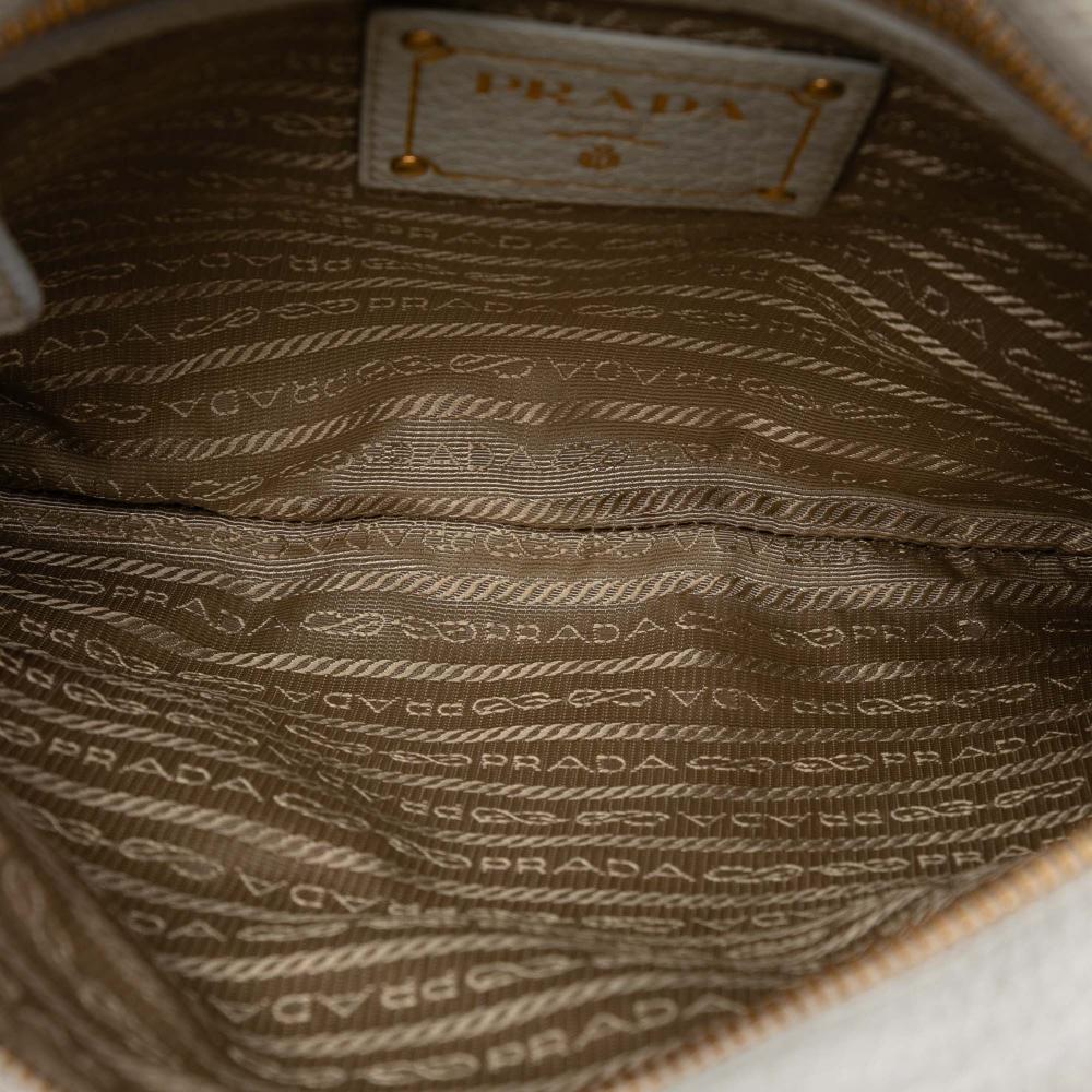 Prada B Prada Blue Denim Canvas Fabric Canapa Logo Crossbody Turkey