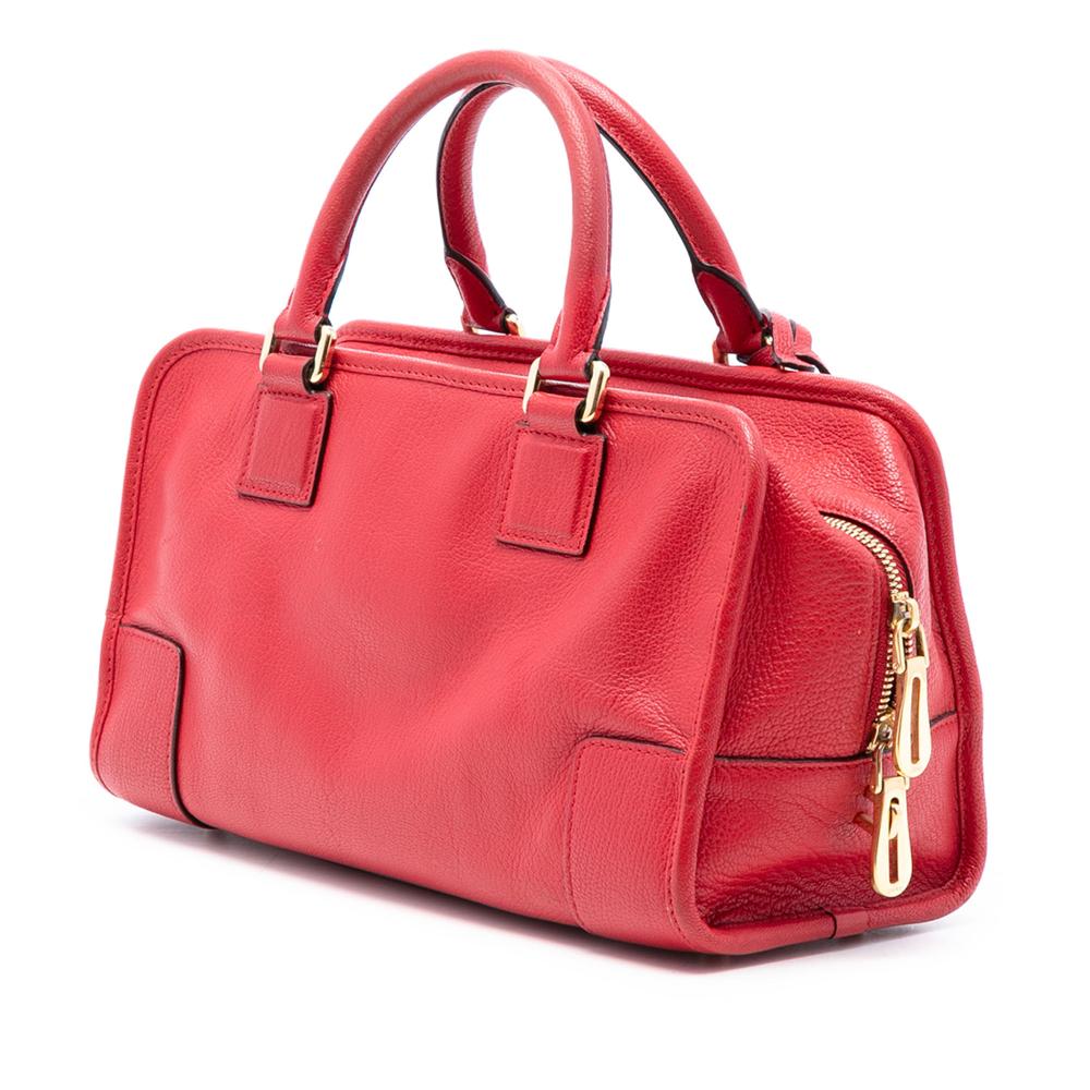 Loewe B LOEWE Red Goatskin Leather Amazona 28 Spain
