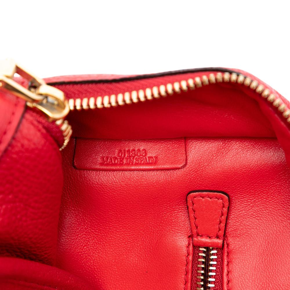 Loewe B LOEWE Red Goatskin Leather Amazona 28 Spain