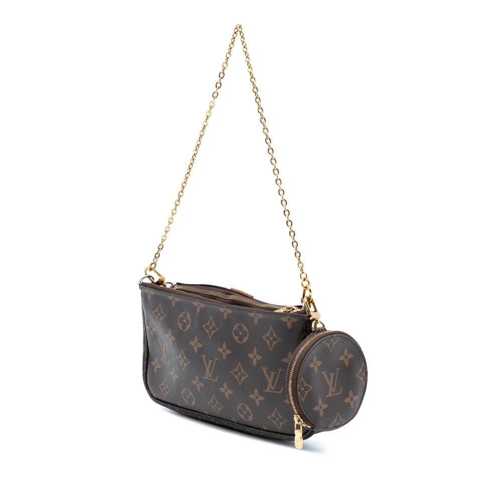 Louis Vuitton B Louis Vuitton Brown Monogram Canvas Fabric Monogram Multi Pochette Accessoires Spain