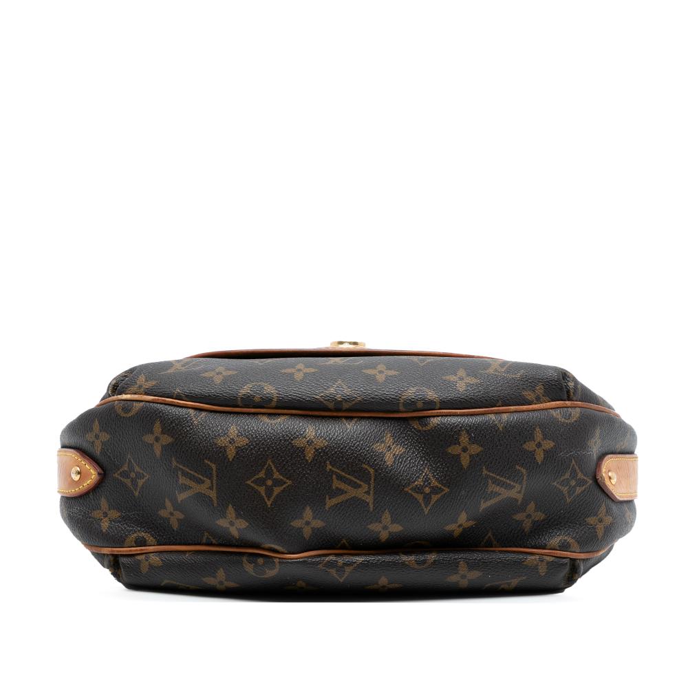 Louis Vuitton B Louis Vuitton Brown Monogram Canvas Fabric Monogram Tulum PM France