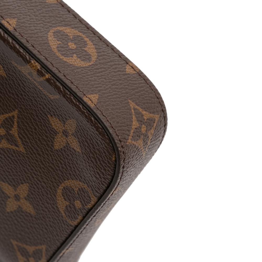 Louis Vuitton B Louis Vuitton Brown Monogram Canvas Fabric Monogram Felicie Strap And Go Italy