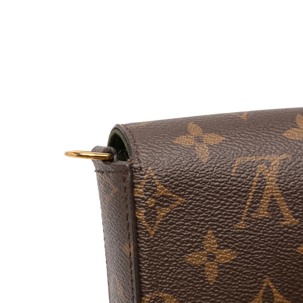 Louis Vuitton B Louis Vuitton Brown Monogram Canvas Fabric Monogram Felicie Strap And Go Italy