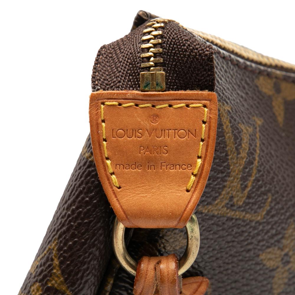 Louis Vuitton B Louis Vuitton Brown Monogram Canvas Fabric Monogram Pochette Accessoires France