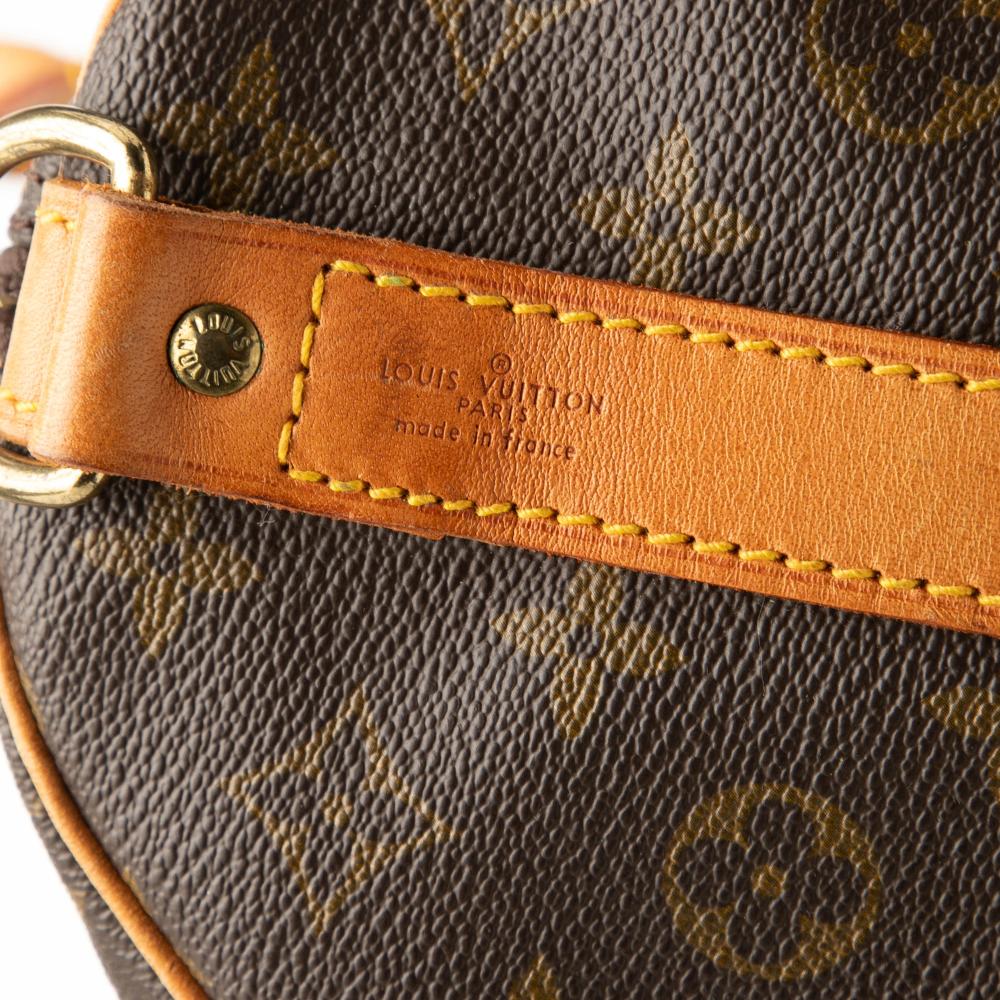 Louis Vuitton B Louis Vuitton Brown Monogram Canvas Fabric Monogram Keepall Bandouliere 60 France