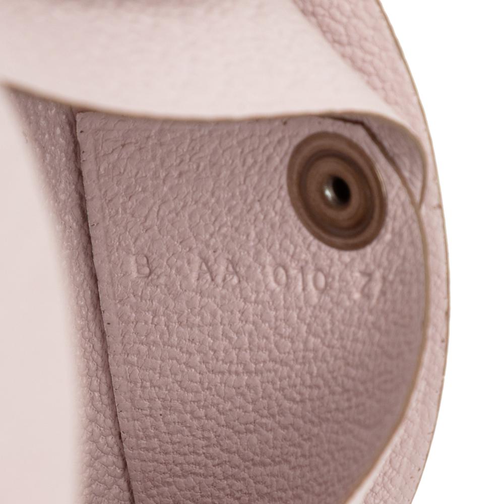 Hermès AB Hermès Pink Light Pink Goatskin Leather Chevre Mysore Calvi Card Holder France